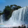 Waterfall shower at Iguazú Falls, Province of Misiones