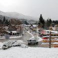 Winter snow at Villa La Angostura, Province of Neuquén